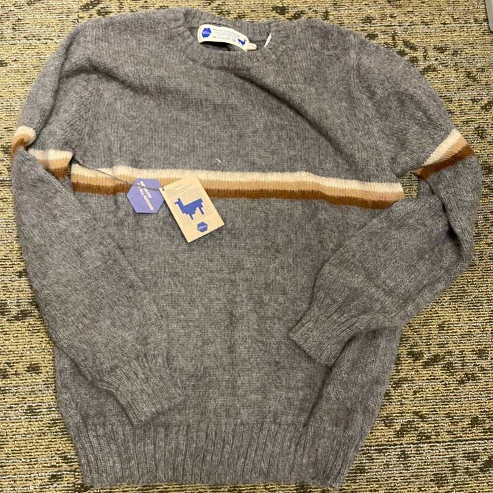 Industry of All Nations Alpaca sweater.  Brand new with tags